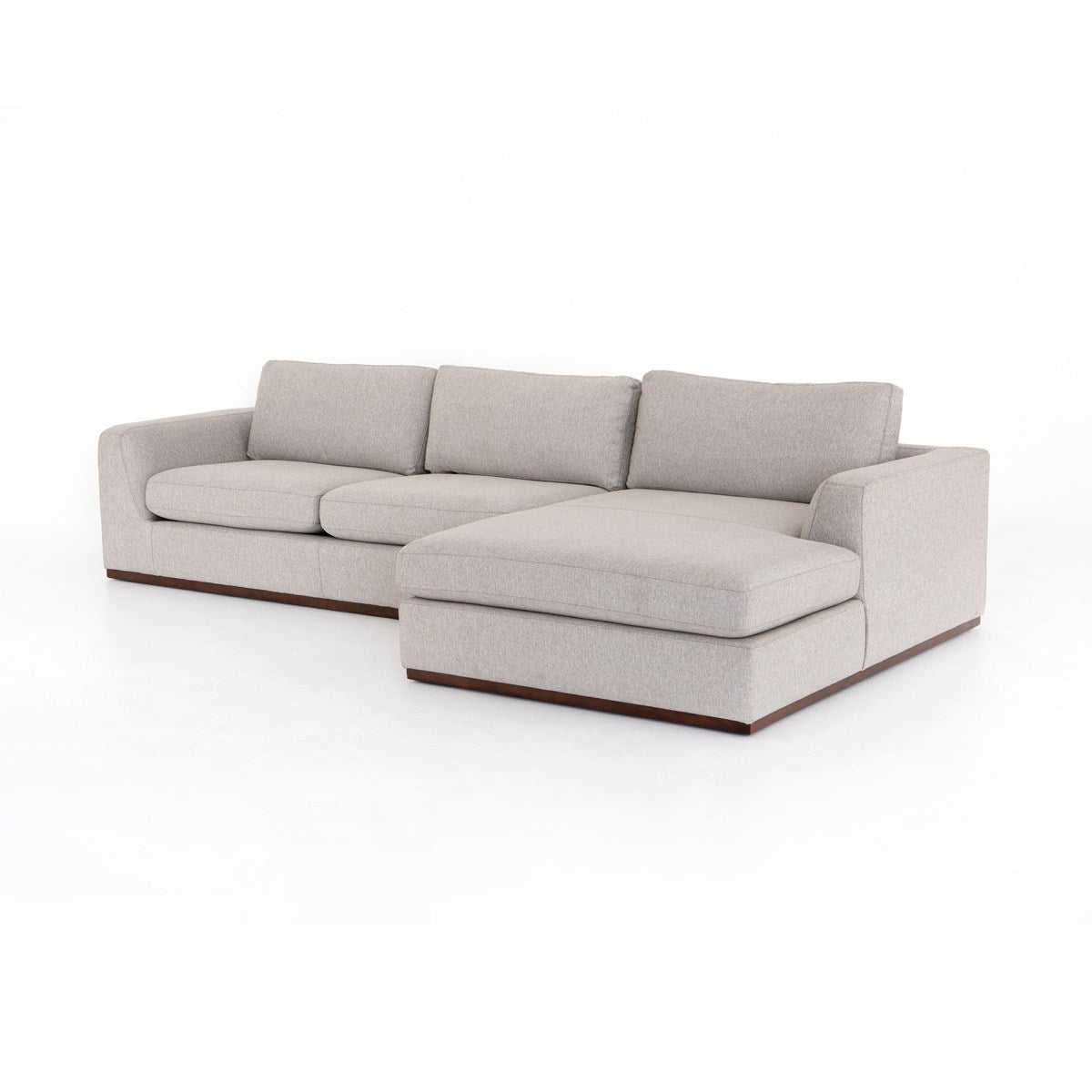 Colt 2-Piece Sectional Aldred Silver / Right Arm FacingSectional Sofa Four Hands  Aldred Silver Right Arm Facing  Four Hands, Burke Decor, Mid Century Modern Furniture, Old Bones Furniture Company, Old Bones Co, Modern Mid Century, Designer Furniture, https://www.oldbonesco.com/