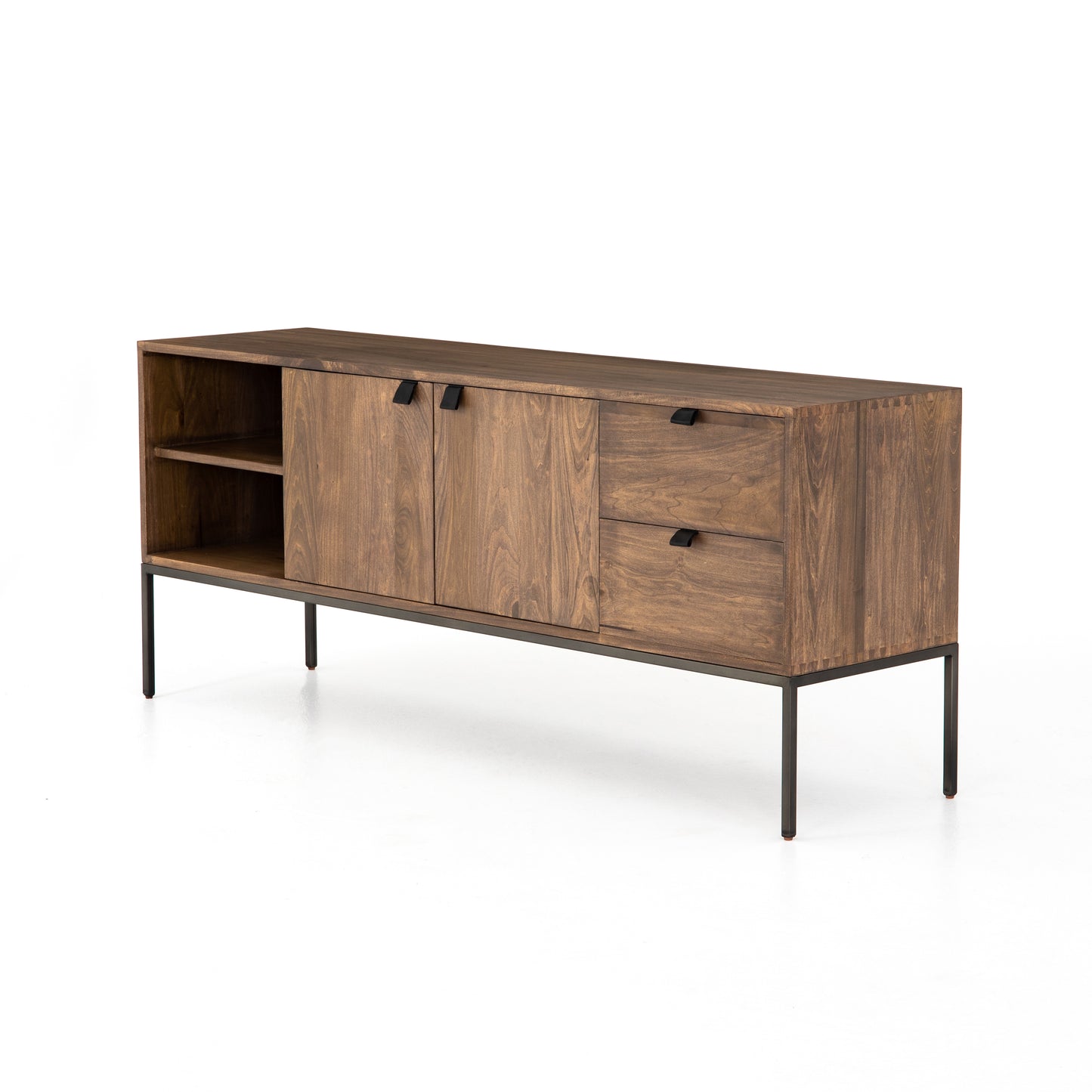 Trey Media Console  Old Bones Co | Studios     Four Hands, Mid Century Modern Furniture, Old Bones Furniture Company, Old Bones Co, Modern Mid Century, Designer Furniture, https://www.oldbonesco.com/