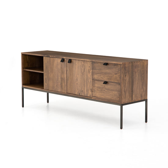 Trey Media Console  Old Bones Co | Studios     Four Hands, Mid Century Modern Furniture, Old Bones Furniture Company, Old Bones Co, Modern Mid Century, Designer Furniture, https://www.oldbonesco.com/