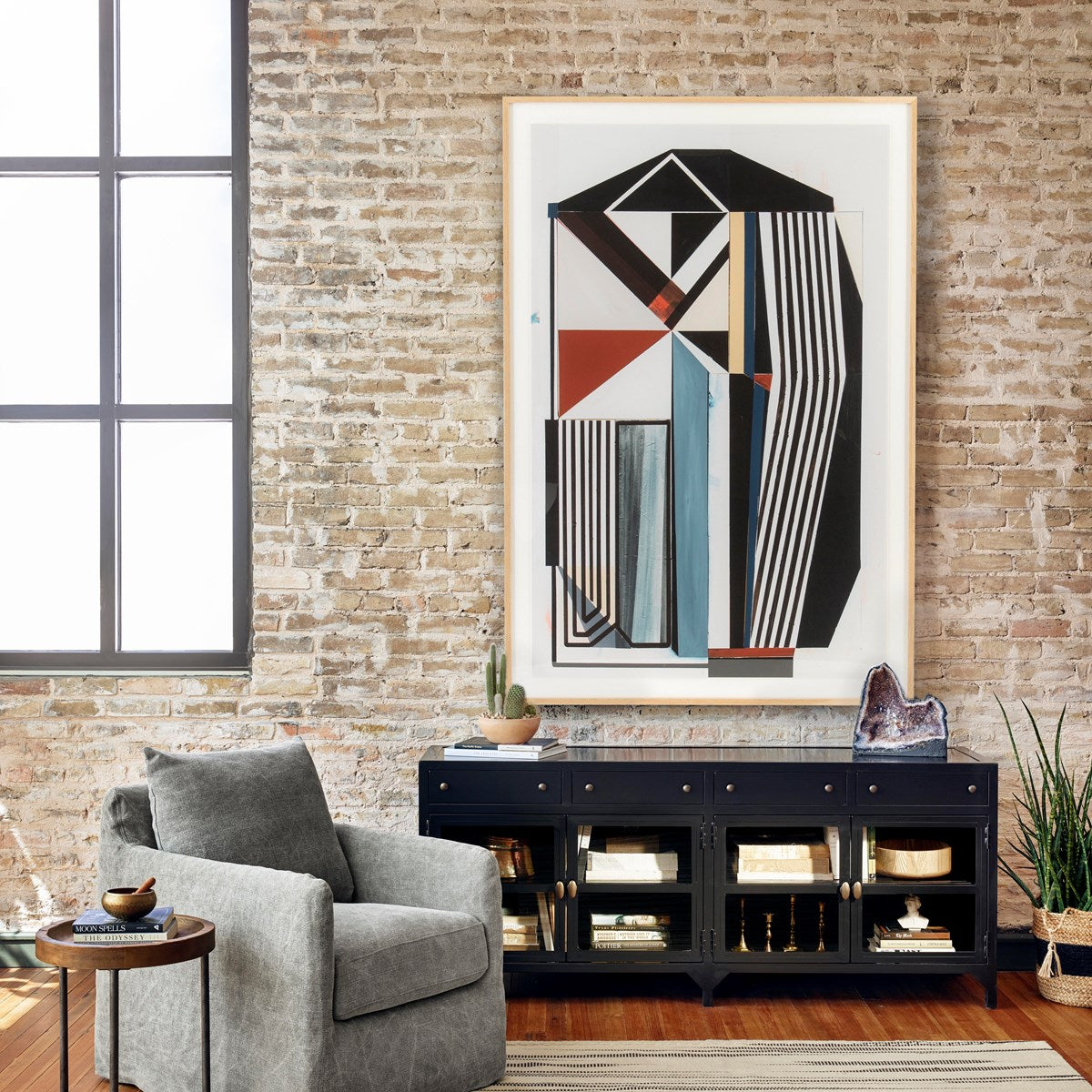 Rapprochement By Alyson Khan Painting Four Hands     Four Hands, Burke Decor, Mid Century Modern Furniture, Old Bones Furniture Company, Old Bones Co, Modern Mid Century, Designer Furniture, https://www.oldbonesco.com/