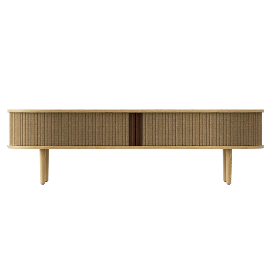 Audacious TV Bench - Light Oak TV Stand Umage     Four Hands, Mid Century Modern Furniture, Old Bones Furniture Company, Old Bones Co, Modern Mid Century, Designer Furniture, https://www.oldbonesco.com/