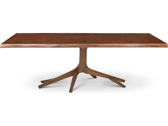 Trunk Dining Table Walnut/Antique BrassDining Table Urbia Imports  Walnut/Antique Brass   Four Hands, Burke Decor, Mid Century Modern Furniture, Old Bones Furniture Company, Old Bones Co, Modern Mid Century, Designer Furniture, https://www.oldbonesco.com/