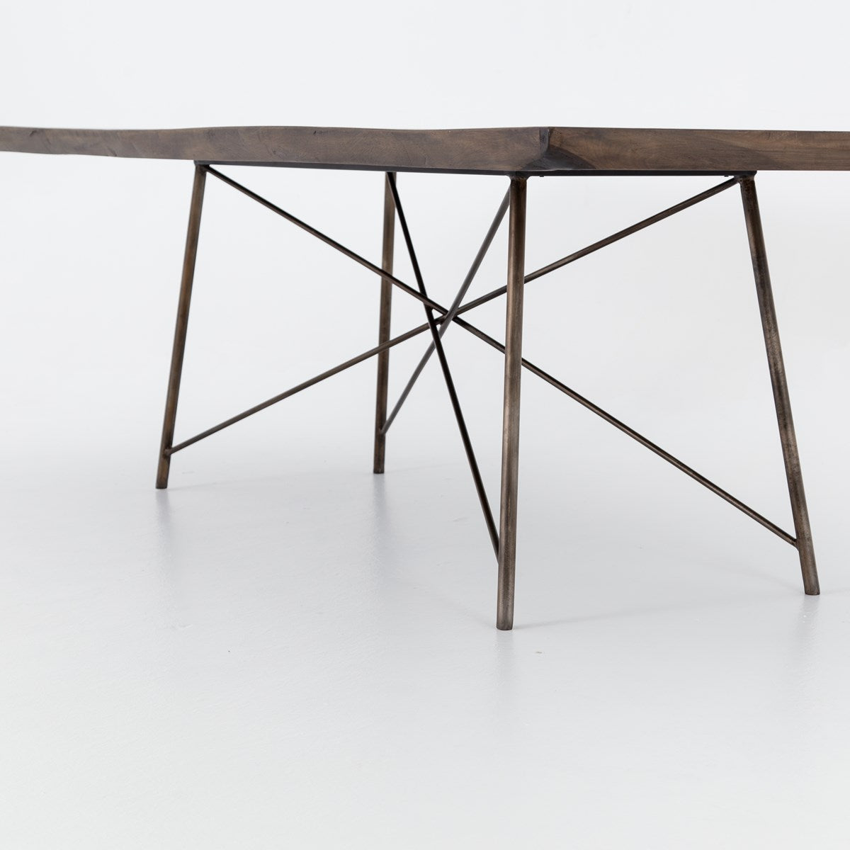 Rocky Dining Table-Bronzed Iron Dining Table Four Hands     Four Hands, Burke Decor, Mid Century Modern Furniture, Old Bones Furniture Company, Old Bones Co, Modern Mid Century, Designer Furniture, https://www.oldbonesco.com/