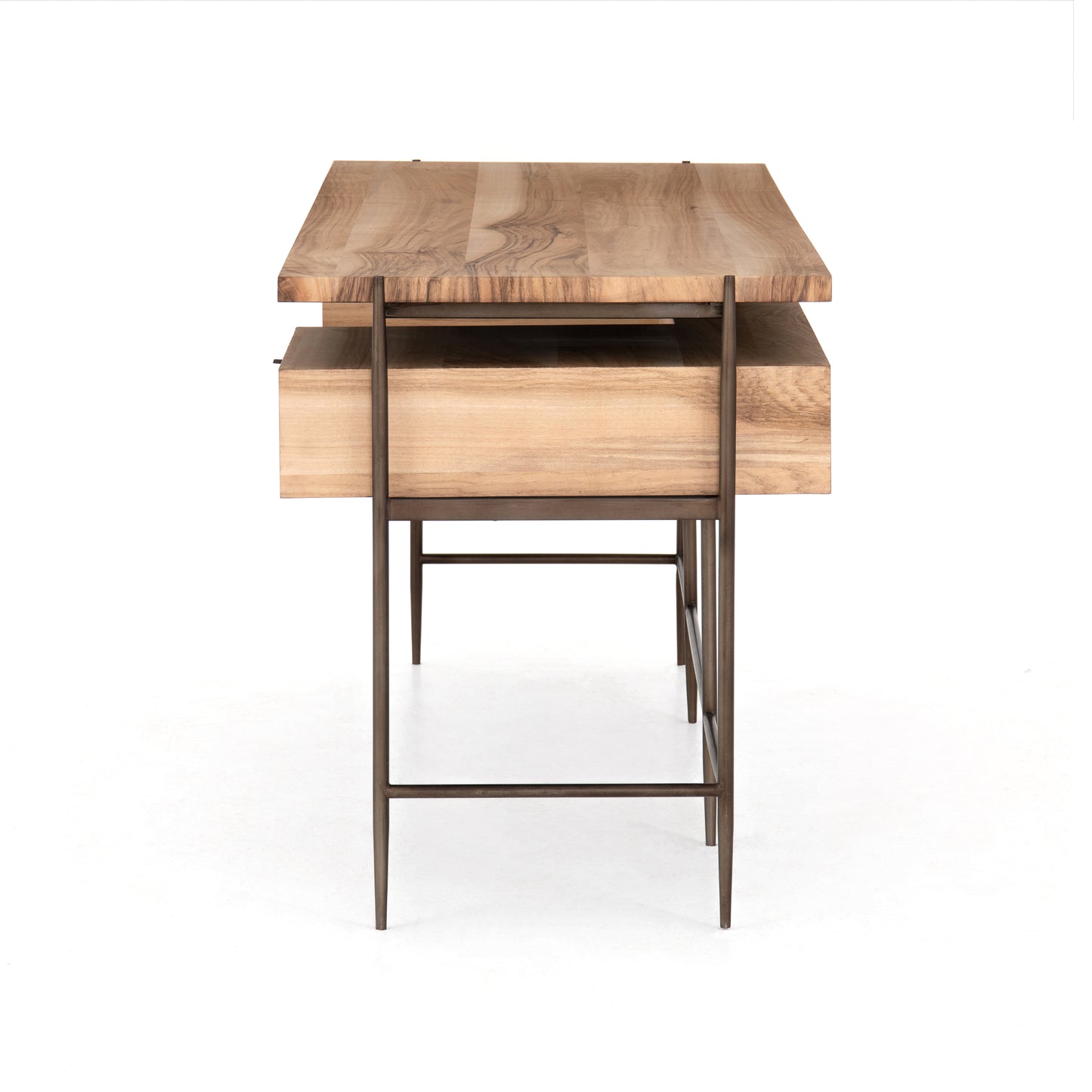 Miguel Desk-Bleached Walnut Desks Four Hands     Four Hands, Mid Century Modern Furniture, Old Bones Furniture Company, Old Bones Co, Modern Mid Century, Designer Furniture, https://www.oldbonesco.com/