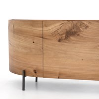 Lunas Media Console - Gold Guanacaste Media Unit Four Hands     Four Hands, Burke Decor, Mid Century Modern Furniture, Old Bones Furniture Company, Old Bones Co, Modern Mid Century, Designer Furniture, https://www.oldbonesco.com/