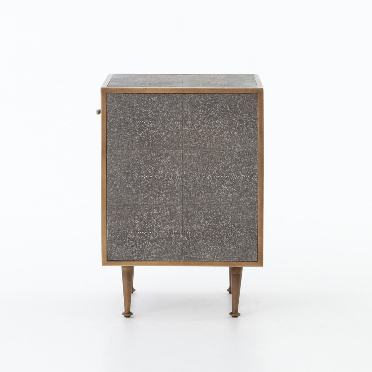 Shagreen Bedside Table Table Four Hands     Four Hands, Burke Decor, Mid Century Modern Furniture, Old Bones Furniture Company, Old Bones Co, Modern Mid Century, Designer Furniture, https://www.oldbonesco.com/