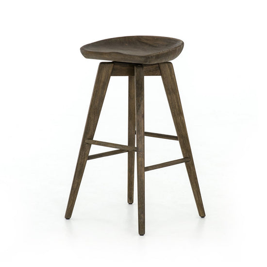 Paramore Swivel Bar + Counter Stool Bar StoolStool Four Hands  Bar Stool   Four Hands, Burke Decor, Mid Century Modern Furniture, Old Bones Furniture Company, Old Bones Co, Modern Mid Century, Designer Furniture, https://www.oldbonesco.com/