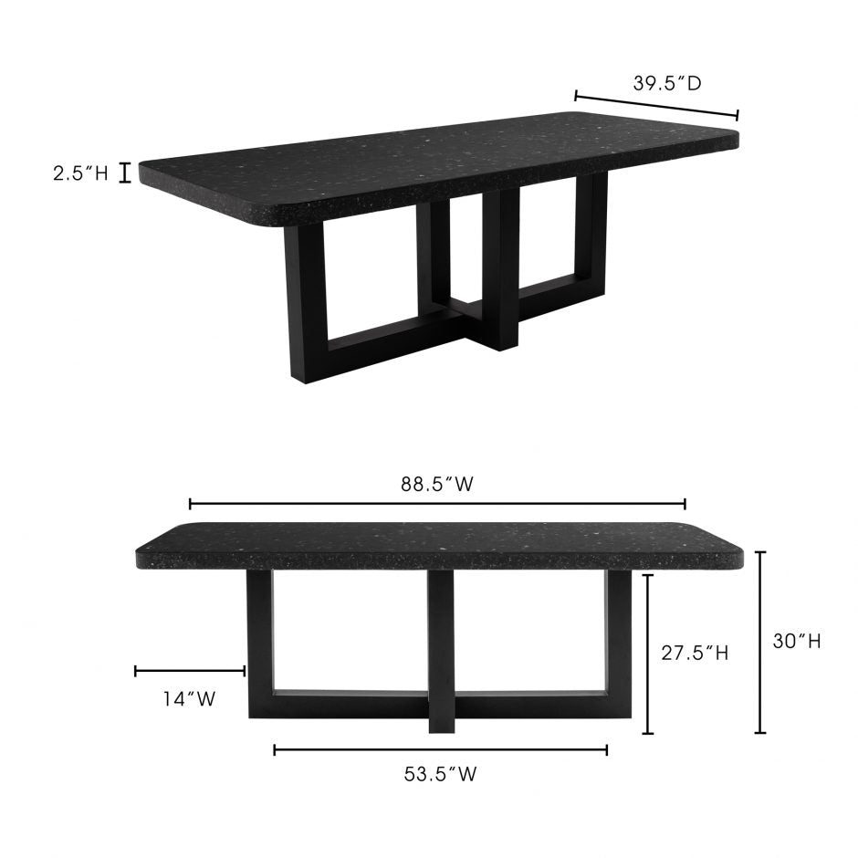 Casper Dining Table Dining Table Moe's     Four Hands, Burke Decor, Mid Century Modern Furniture, Old Bones Furniture Company, Old Bones Co, Modern Mid Century, Designer Furniture, https://www.oldbonesco.com/