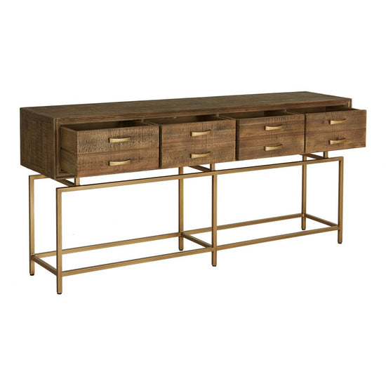 Load image into Gallery viewer, Annecy Console Table Console Table Moe&amp;#39;s     Four Hands, Burke Decor, Mid Century Modern Furniture, Old Bones Furniture Company, Old Bones Co, Modern Mid Century, Designer Furniture, https://www.oldbonesco.com/
