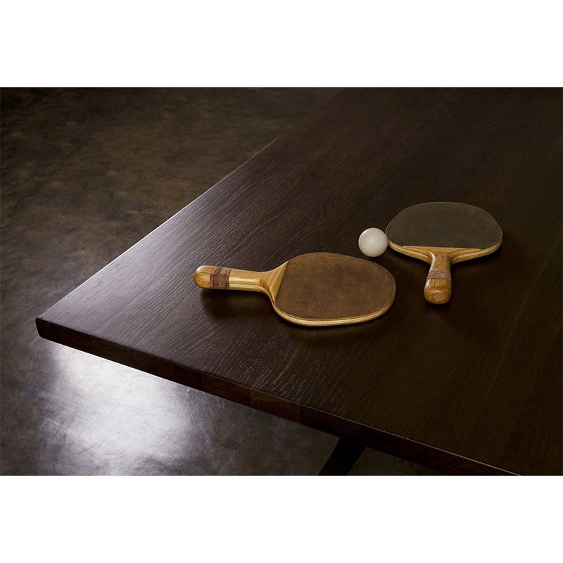Load image into Gallery viewer, Ping Pong Table | Smoked Oak GAMING Nuevo     Four Hands, Burke Decor, Mid Century Modern Furniture, Old Bones Furniture Company, Old Bones Co, Modern Mid Century, Designer Furniture, https://www.oldbonesco.com/
