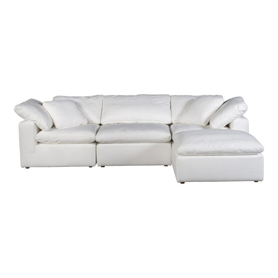 Clay Lounge Modular Sectional WhiteSectional Moe's  White   Four Hands, Burke Decor, Mid Century Modern Furniture, Old Bones Furniture Company, Old Bones Co, Modern Mid Century, Designer Furniture, https://www.oldbonesco.com/