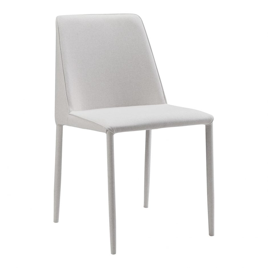 Nora Fabric Dining Chair White-M2 (Set of 2) Dining Chair Moe's     Four Hands, Burke Decor, Mid Century Modern Furniture, Old Bones Furniture Company, Old Bones Co, Modern Mid Century, Designer Furniture, https://www.oldbonesco.com/