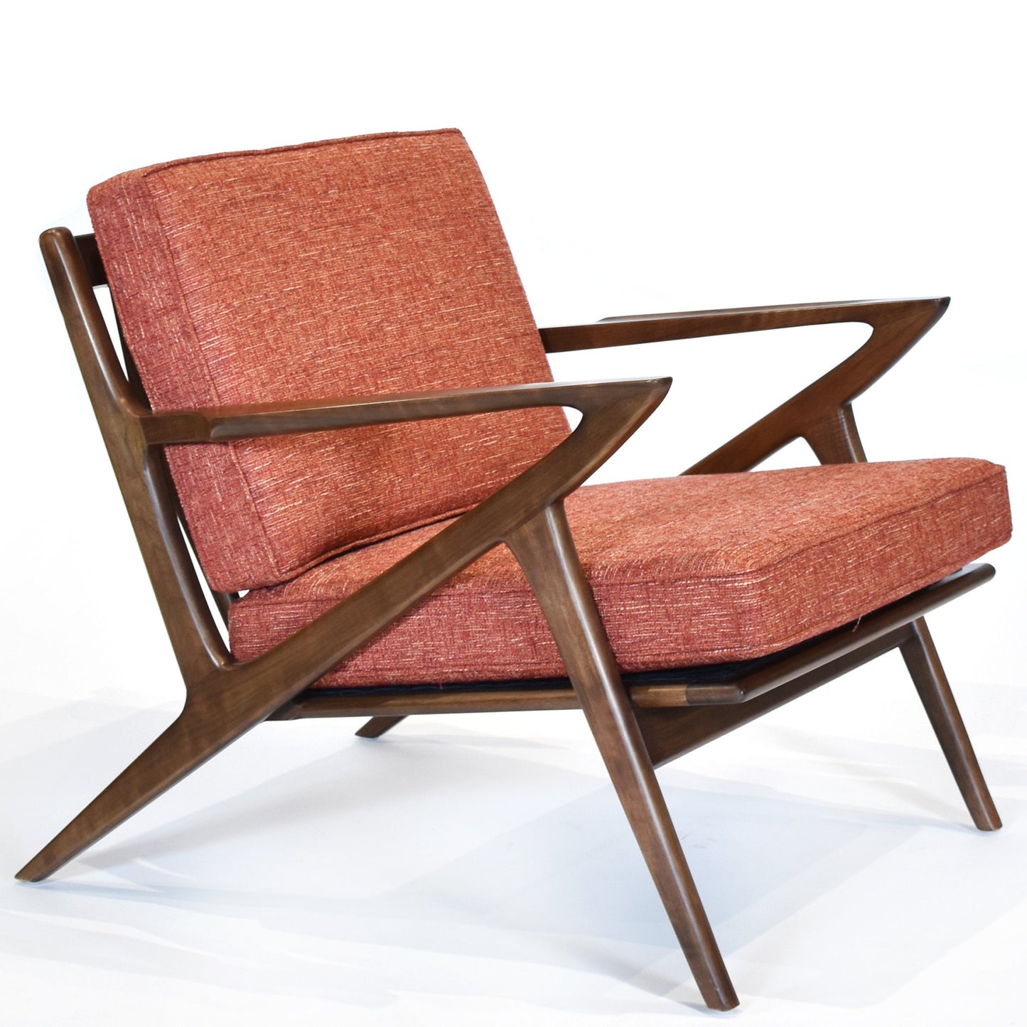 Load image into Gallery viewer, Z Lounge Chair - Walnut Picante Gingko Furniture  Picante   Four Hands, Burke Decor, Mid Century Modern Furniture, Old Bones Furniture Company, Old Bones Co, Modern Mid Century, Designer Furniture, https://www.oldbonesco.com/
