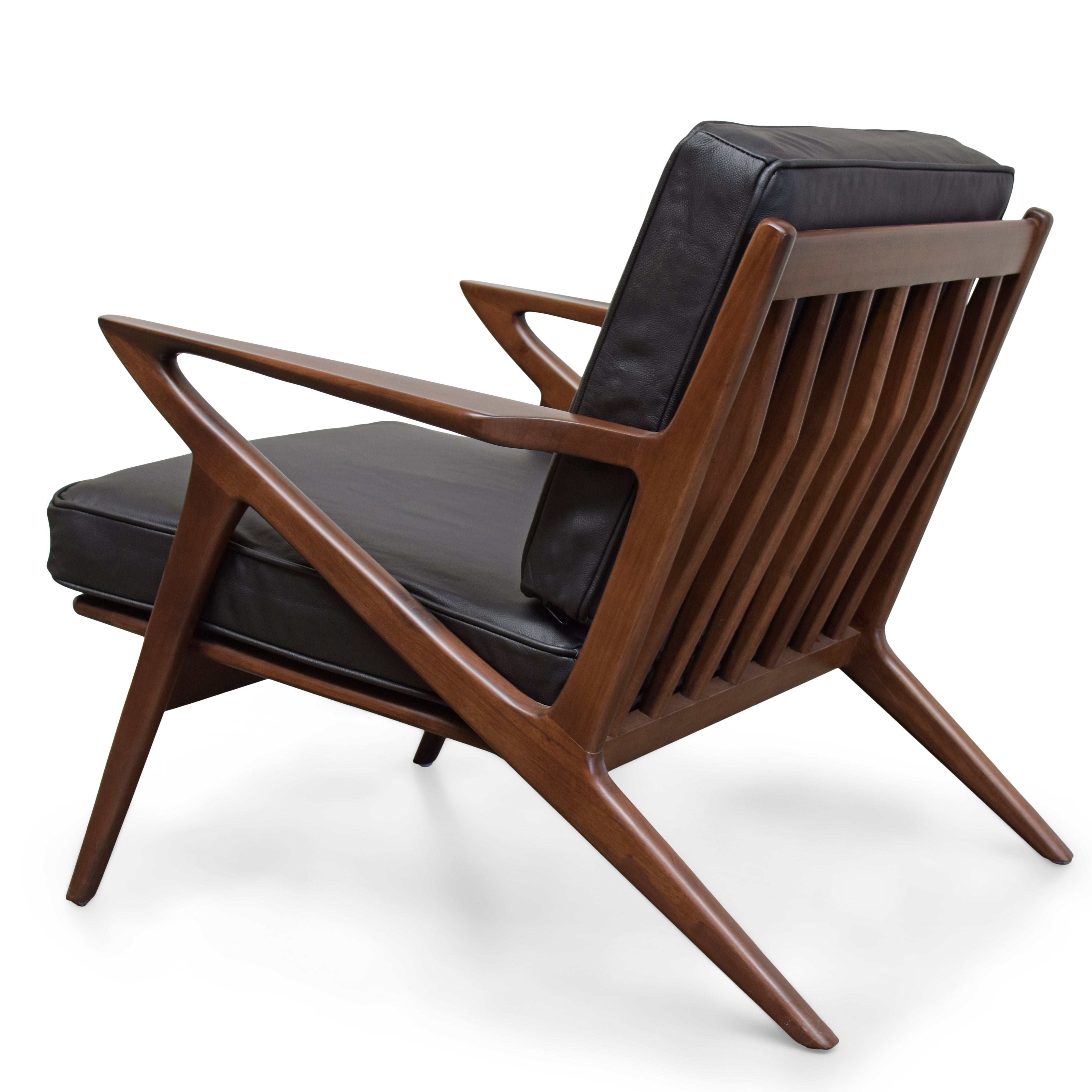 Z Lounge Chair - Walnut  Gingko Furniture     Four Hands, Burke Decor, Mid Century Modern Furniture, Old Bones Furniture Company, Old Bones Co, Modern Mid Century, Designer Furniture, https://www.oldbonesco.com/