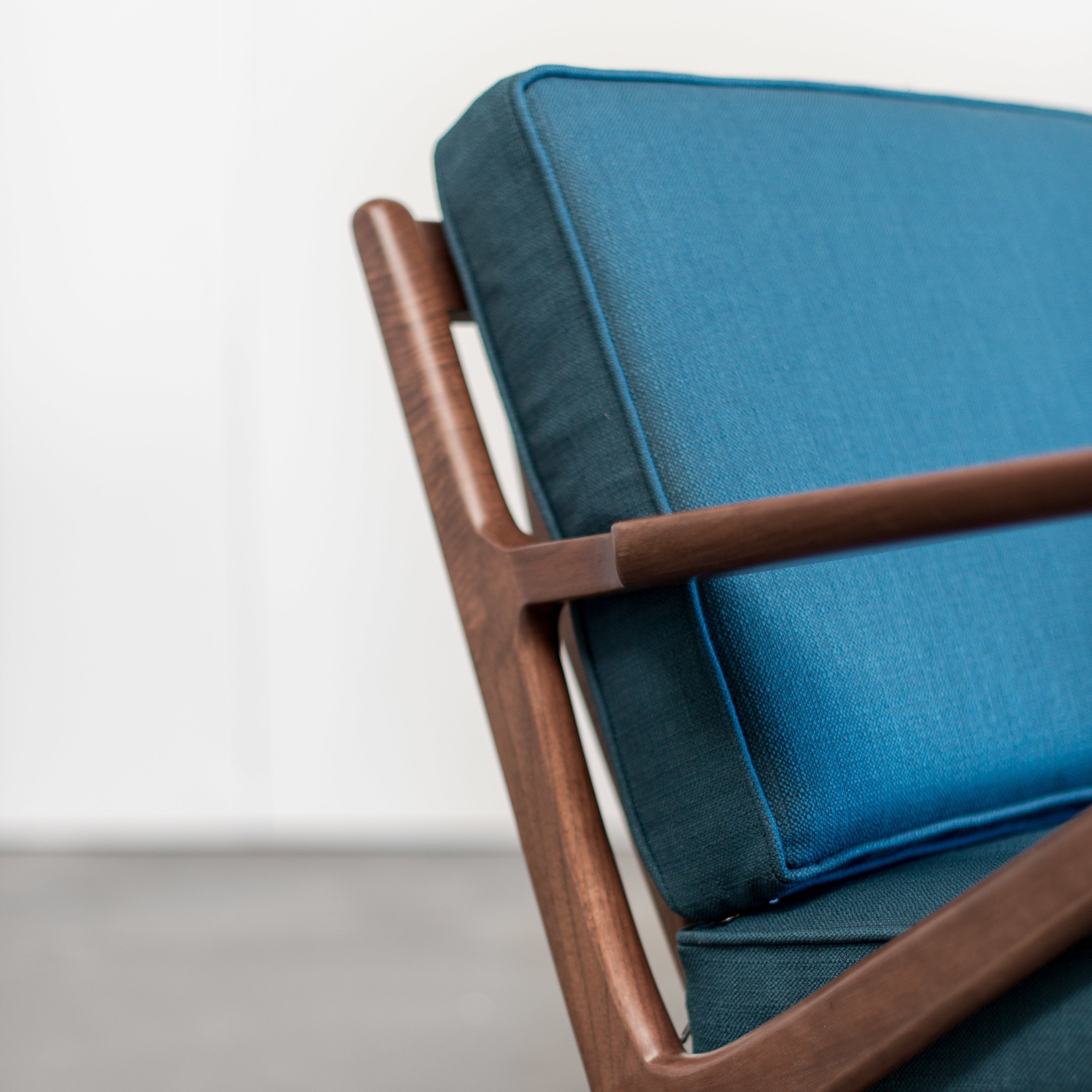 Z Lounge Chair - Walnut  Gingko Furniture     Four Hands, Burke Decor, Mid Century Modern Furniture, Old Bones Furniture Company, Old Bones Co, Modern Mid Century, Designer Furniture, https://www.oldbonesco.com/