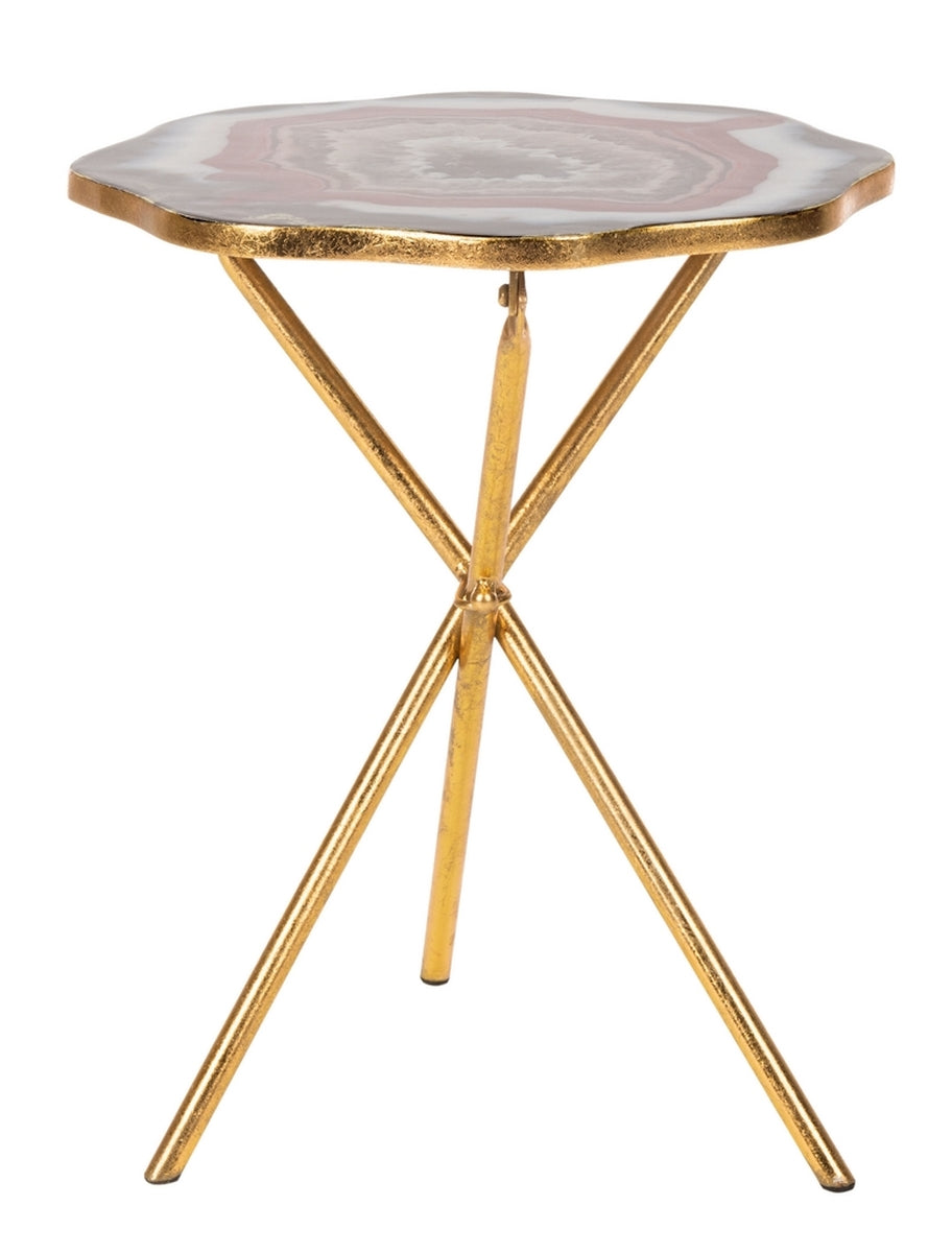 Celeste Faux Agate Side Table Side Table Safavieh     Four Hands, Burke Decor, Mid Century Modern Furniture, Old Bones Furniture Company, Old Bones Co, Modern Mid Century, Designer Furniture, https://www.oldbonesco.com/