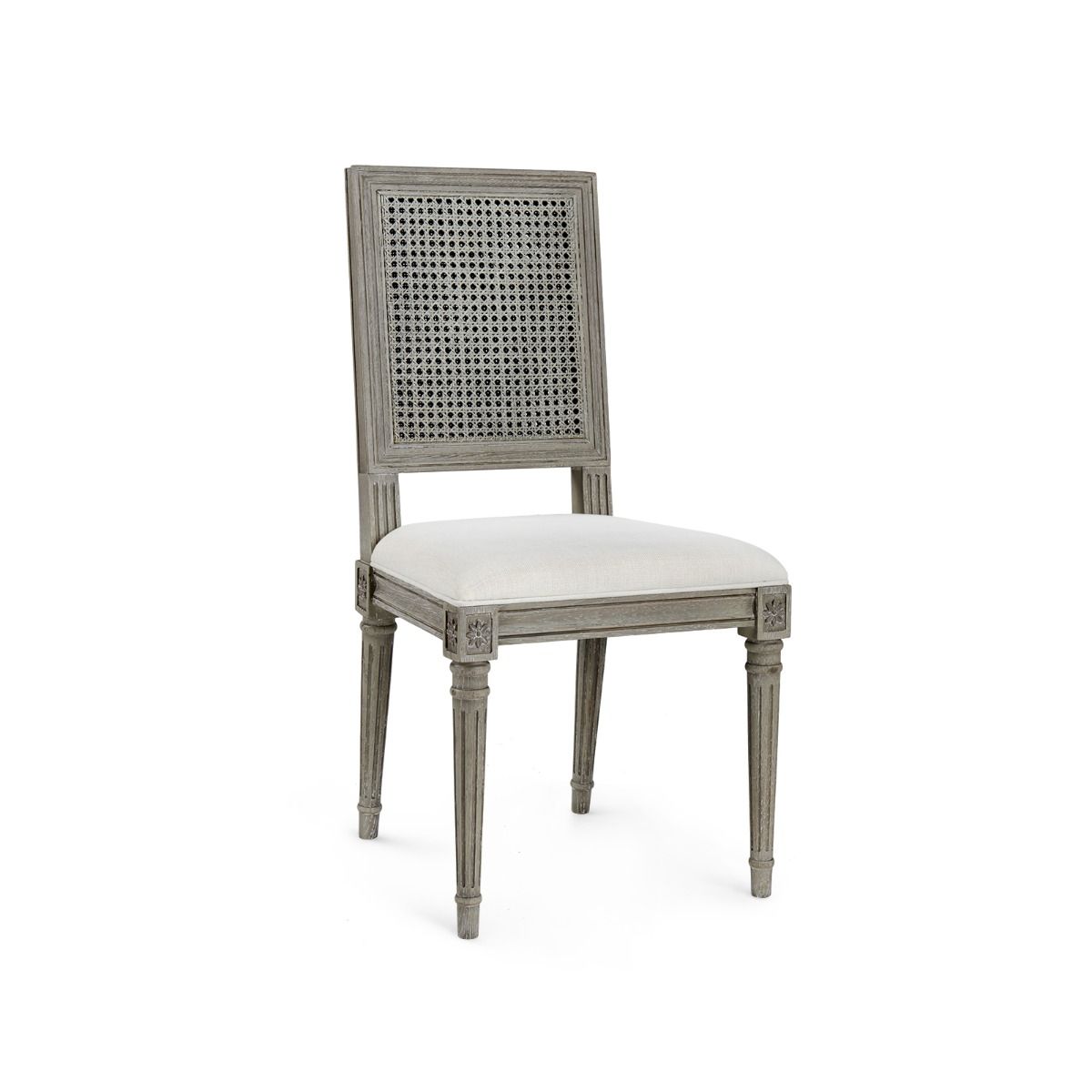Load image into Gallery viewer, Annette Side Chair GrayDining Chair Bungalow 5  Gray   Four Hands, Burke Decor, Mid Century Modern Furniture, Old Bones Furniture Company, Old Bones Co, Modern Mid Century, Designer Furniture, https://www.oldbonesco.com/
