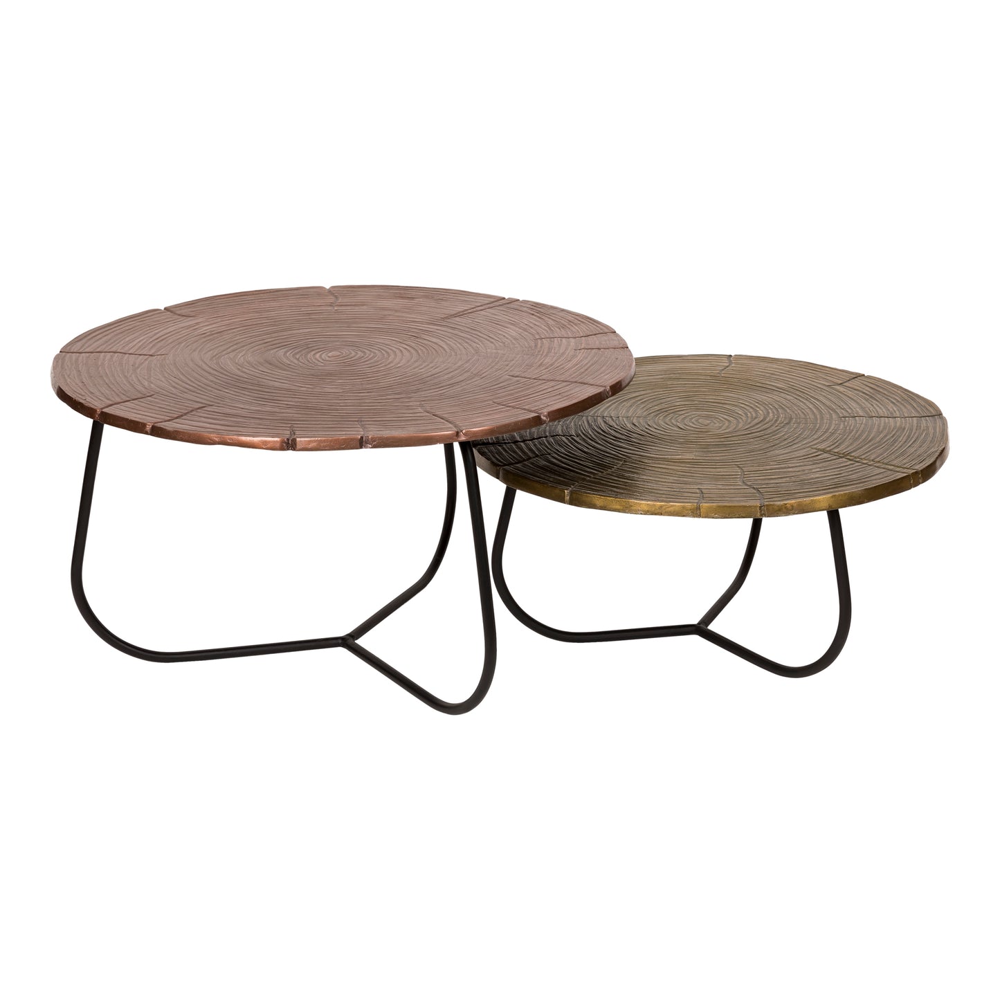 Cross Section Tables Set Of Two Coffee Tables Moe's     Four Hands, Burke Decor, Mid Century Modern Furniture, Old Bones Furniture Company, Old Bones Co, Modern Mid Century, Designer Furniture, https://www.oldbonesco.com/
