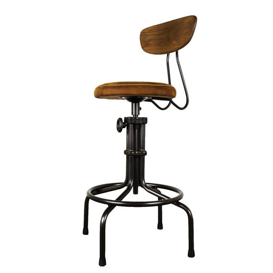 Load image into Gallery viewer, Buck Stool BAR AND COUNTER STOOL District Eight     Four Hands, Burke Decor, Mid Century Modern Furniture, Old Bones Furniture Company, Old Bones Co, Modern Mid Century, Designer Furniture, https://www.oldbonesco.com/
