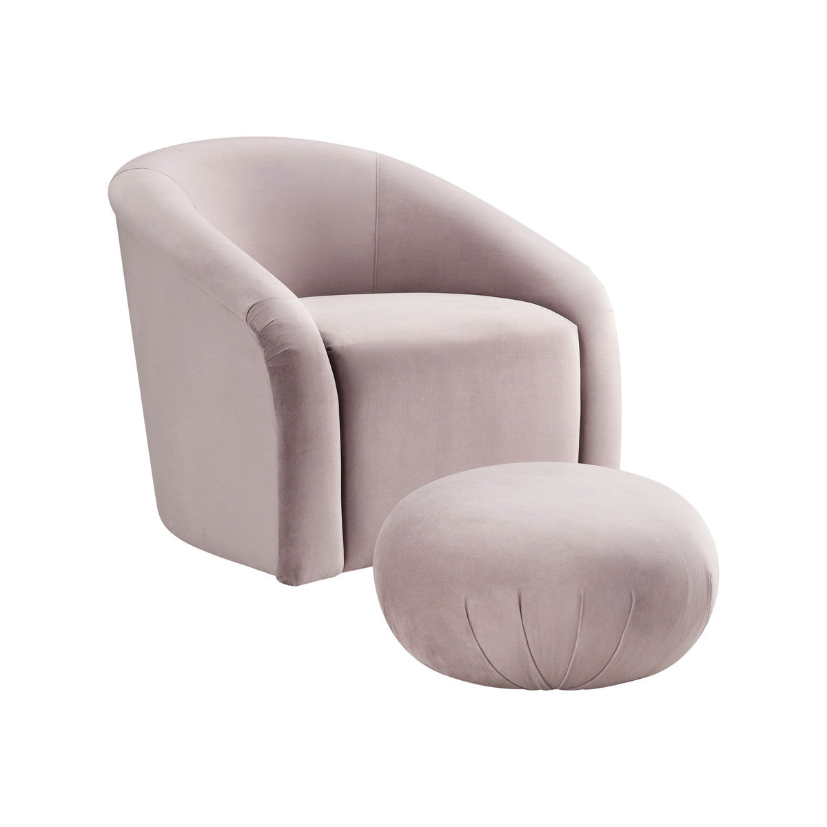 Boboli Chair + Ottoman Set Lounge Chair TOV Furniture     Four Hands, Burke Decor, Mid Century Modern Furniture, Old Bones Furniture Company, Old Bones Co, Modern Mid Century, Designer Furniture, https://www.oldbonesco.com/