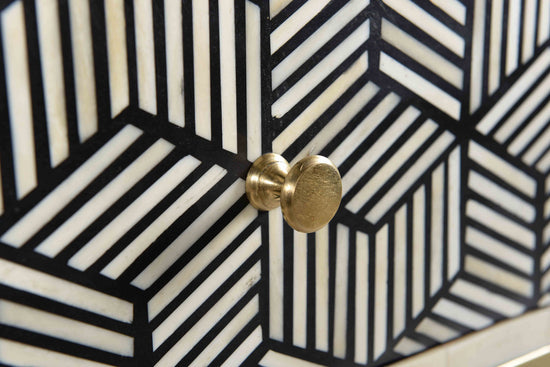 Bone Inlay Side Table Nightstand/End Table TOV Furniture     Four Hands, Burke Decor, Mid Century Modern Furniture, Old Bones Furniture Company, Old Bones Co, Modern Mid Century, Designer Furniture, https://www.oldbonesco.com/