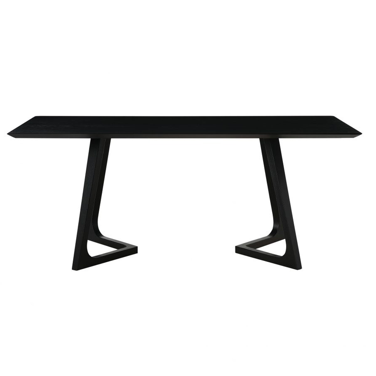 Godenza Dining Table Rectangular BlackDining Tables Moe's  Black   Four Hands, Burke Decor, Mid Century Modern Furniture, Old Bones Furniture Company, Old Bones Co, Modern Mid Century, Designer Furniture, https://www.oldbonesco.com/