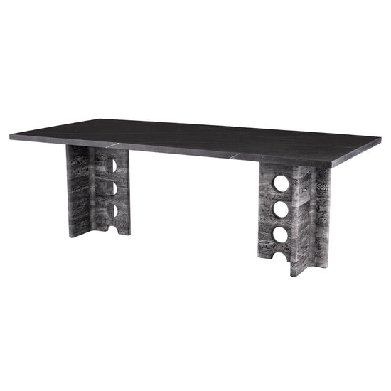 Foundary Dining Table - Black DINING TABLE District Eight     Four Hands, Burke Decor, Mid Century Modern Furniture, Old Bones Furniture Company, Old Bones Co, Modern Mid Century, Designer Furniture, https://www.oldbonesco.com/