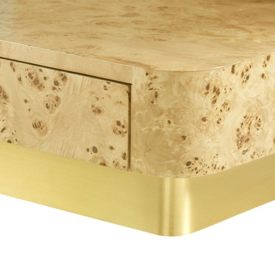EMIL 2-DRAWER SIDE TABLE, BURL End Table Villa & House     Four Hands, Mid Century Modern Furniture, Old Bones Furniture Company, Old Bones Co, Modern Mid Century, Designer Furniture, https://www.oldbonesco.com/