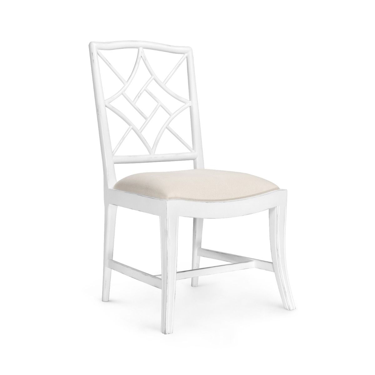 Load image into Gallery viewer, Evelyn Side Chair, White Dining Chair Bungalow 5     Four Hands, Burke Decor, Mid Century Modern Furniture, Old Bones Furniture Company, Old Bones Co, Modern Mid Century, Designer Furniture, https://www.oldbonesco.com/
