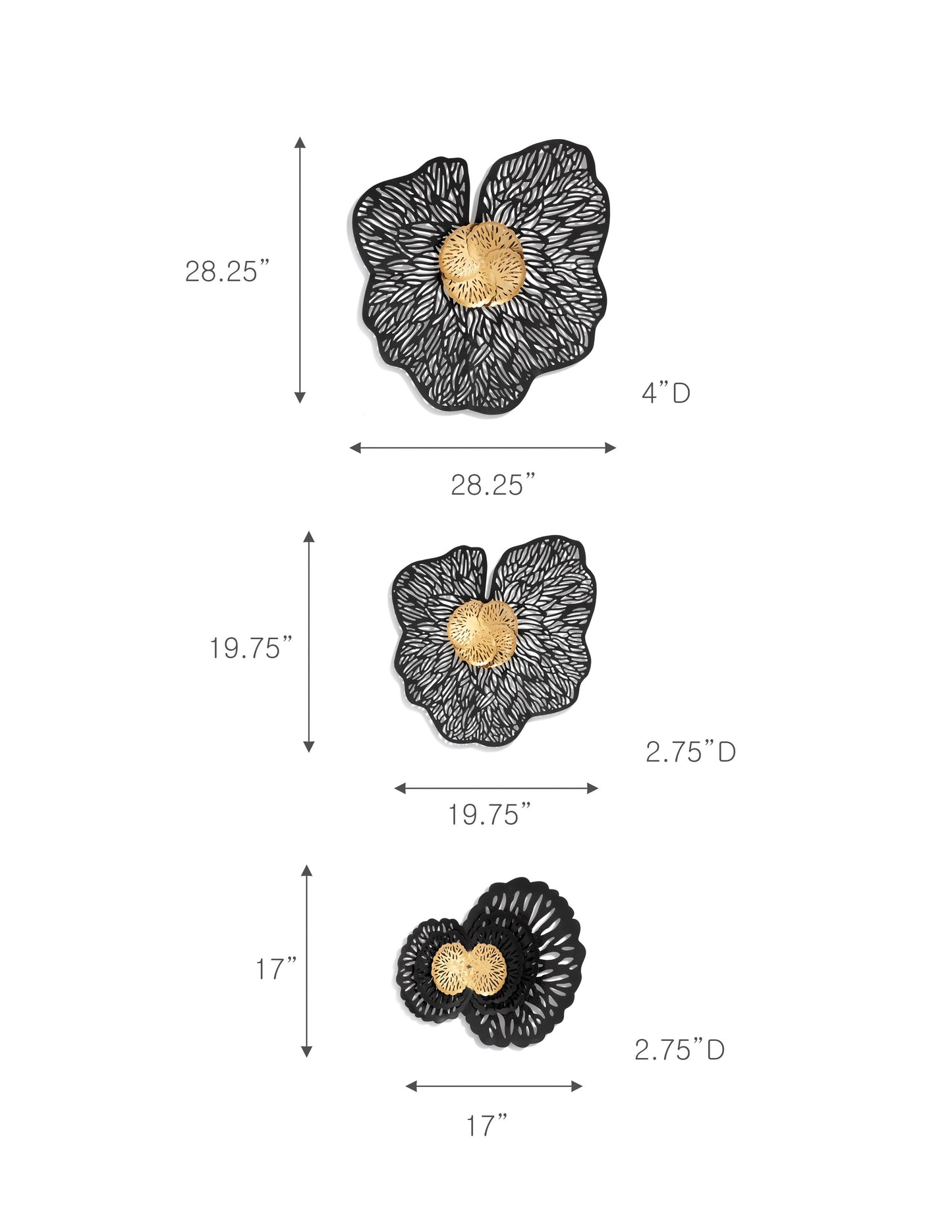 Flower Wall Decor decor Lievo     Four Hands, Burke Decor, Mid Century Modern Furniture, Old Bones Furniture Company, Old Bones Co, Modern Mid Century, Designer Furniture, https://www.oldbonesco.com/