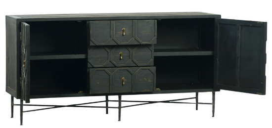 Load image into Gallery viewer, Harten Sideboard Sideboard Dovetail     Four Hands, Mid Century Modern Furniture, Old Bones Furniture Company, Old Bones Co, Modern Mid Century, Designer Furniture, https://www.oldbonesco.com/
