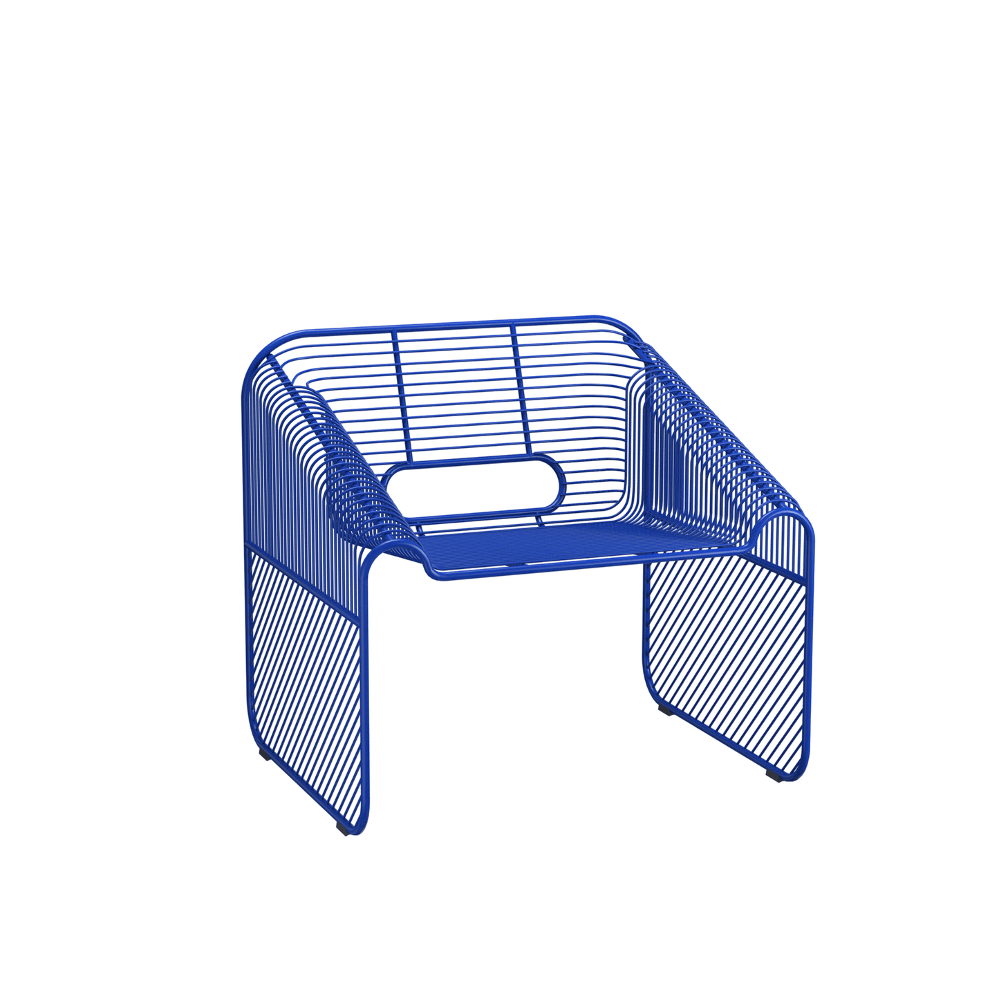 Load image into Gallery viewer, Hot Seat Electric BlueLounge Chair Bend Goods  Electric Blue   Four Hands, Mid Century Modern Furniture, Old Bones Furniture Company, Old Bones Co, Modern Mid Century, Designer Furniture, https://www.oldbonesco.com/
