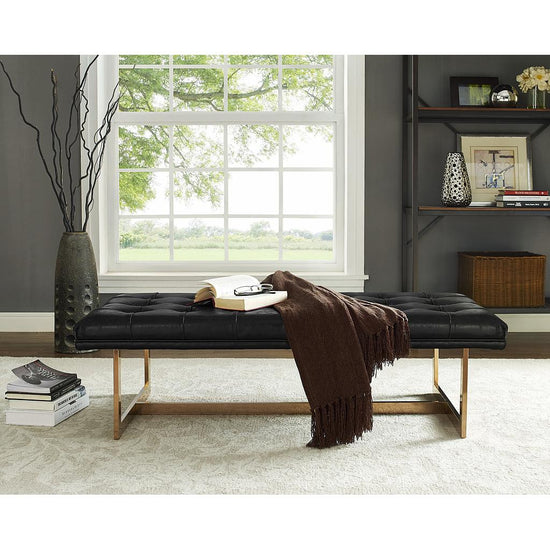 Oppland Bench Bench TOV Furniture     Four Hands, Burke Decor, Mid Century Modern Furniture, Old Bones Furniture Company, Old Bones Co, Modern Mid Century, Designer Furniture, https://www.oldbonesco.com/