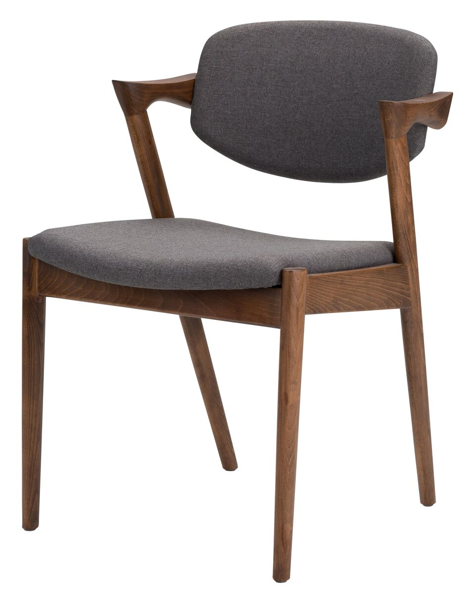 Kalli Grey Fabric Dining Chair Dining Chair Nuevo     Four Hands, Burke Decor, Mid Century Modern Furniture, Old Bones Furniture Company, Old Bones Co, Modern Mid Century, Designer Furniture, https://www.oldbonesco.com/