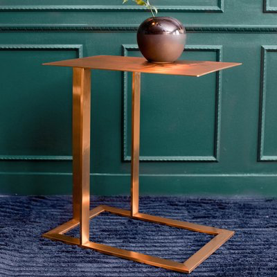 Celine Gold Metal Side Table Side Table Nuevo     Four Hands, Burke Decor, Mid Century Modern Furniture, Old Bones Furniture Company, Old Bones Co, Modern Mid Century, Designer Furniture, https://www.oldbonesco.com/