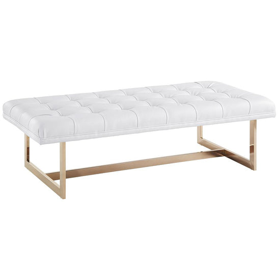 Oppland Bench WhiteBench TOV Furniture  White   Four Hands, Burke Decor, Mid Century Modern Furniture, Old Bones Furniture Company, Old Bones Co, Modern Mid Century, Designer Furniture, https://www.oldbonesco.com/