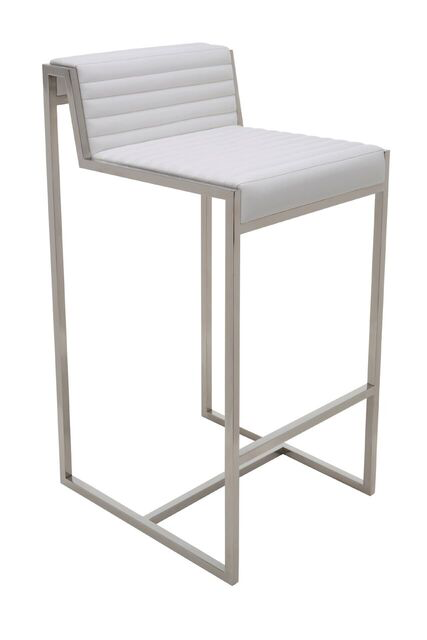 Zola White Leather Counter Stool Counter Stool Nuevo     Four Hands, Burke Decor, Mid Century Modern Furniture, Old Bones Furniture Company, Old Bones Co, Modern Mid Century, Designer Furniture, https://www.oldbonesco.com/