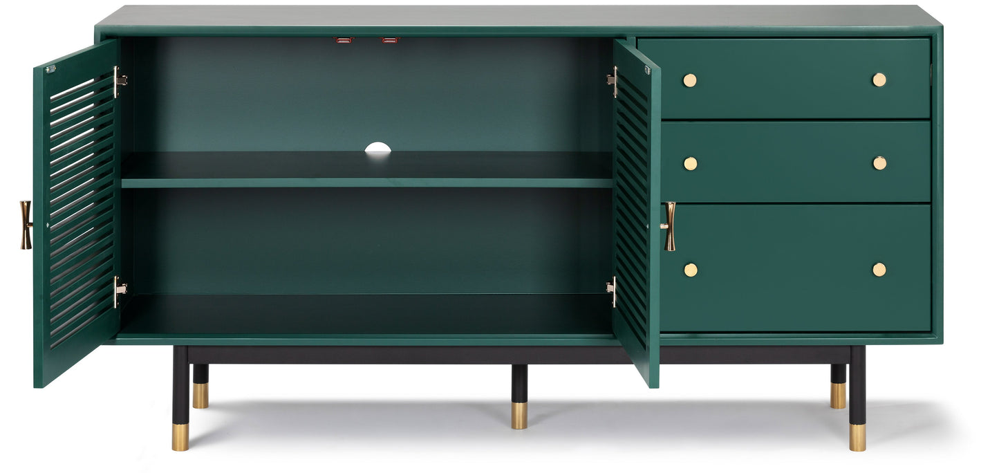 Lala High TV Stand tv stand Lievo     Four Hands, Burke Decor, Mid Century Modern Furniture, Old Bones Furniture Company, Old Bones Co, Modern Mid Century, Designer Furniture, https://www.oldbonesco.com/