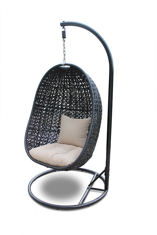 Nimbus Outdoor Hanging Chair Outdoor Chair Harmonia Living     Four Hands, Burke Decor, Mid Century Modern Furniture, Old Bones Furniture Company, Old Bones Co, Modern Mid Century, Designer Furniture, https://www.oldbonesco.com/