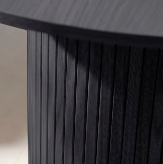 Nola Dining Table 47″ Round Black Oak Dining Table Unique Furniture     Four Hands, Mid Century Modern Furniture, Old Bones Furniture Company, Old Bones Co, Modern Mid Century, Designer Furniture, https://www.oldbonesco.com/