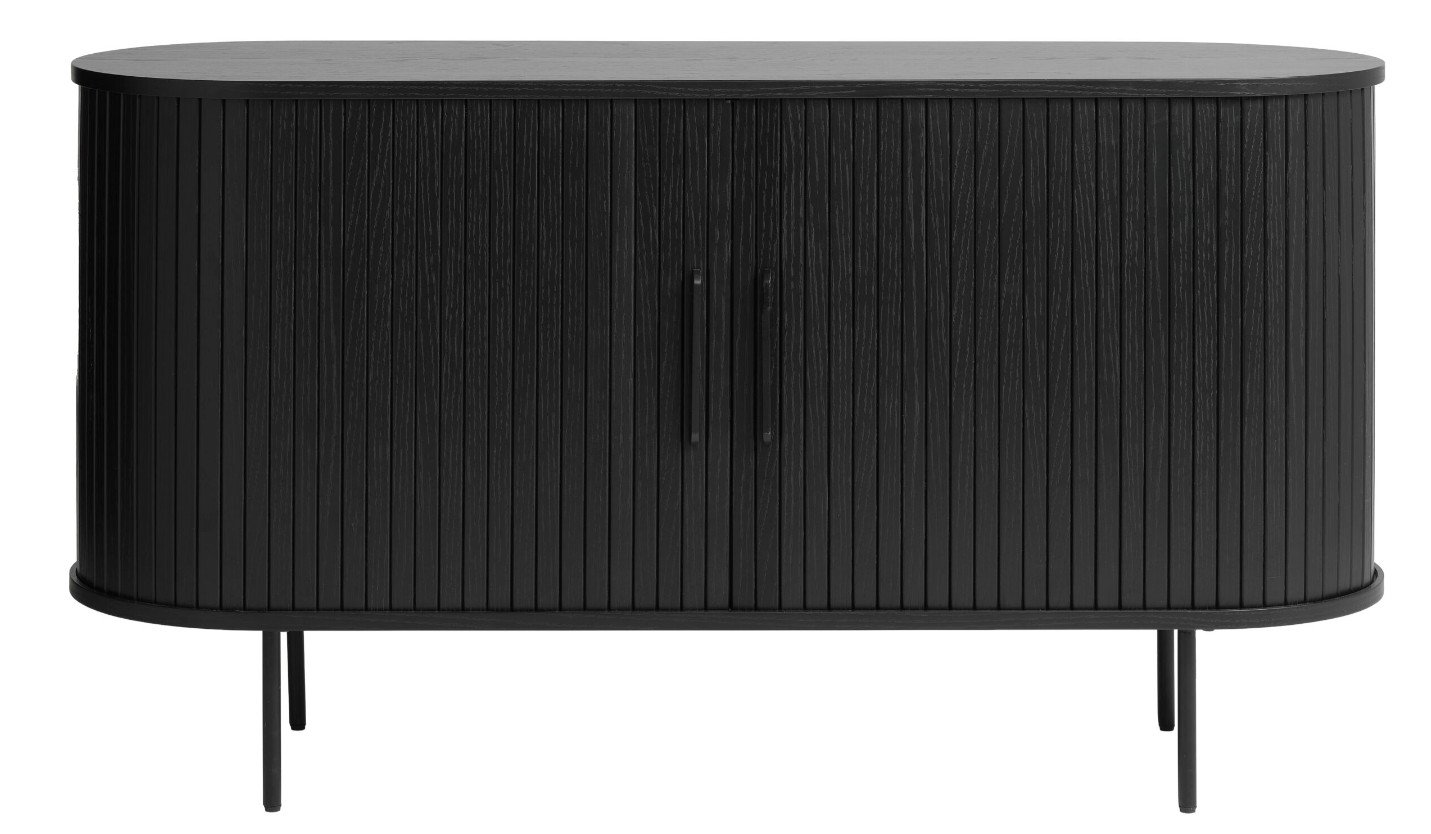 Nola Sideboard 55″ Black Oak Sideboard Unique Furniture     Four Hands, Mid Century Modern Furniture, Old Bones Furniture Company, Old Bones Co, Modern Mid Century, Designer Furniture, https://www.oldbonesco.com/