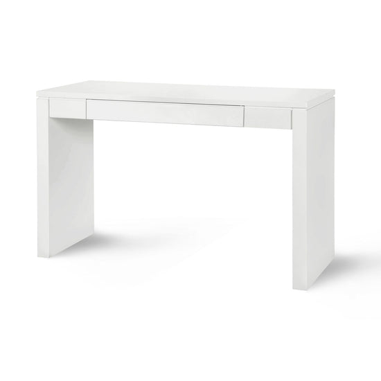 Odom Console Table, White Table Bungalow 5     Four Hands, Burke Decor, Mid Century Modern Furniture, Old Bones Furniture Company, Old Bones Co, Modern Mid Century, Designer Furniture, https://www.oldbonesco.com/