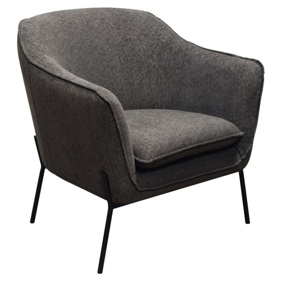 Status Lounge Chair GreyLounge Chair Diamond Sofa  Grey   Four Hands, Burke Decor, Mid Century Modern Furniture, Old Bones Furniture Company, Old Bones Co, Modern Mid Century, Designer Furniture, https://www.oldbonesco.com/