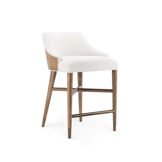Load image into Gallery viewer, Orion Counter Stool, Driftwood Stool Bungalow 5     Four Hands, Burke Decor, Mid Century Modern Furniture, Old Bones Furniture Company, Old Bones Co, Modern Mid Century, Designer Furniture, https://www.oldbonesco.com/
