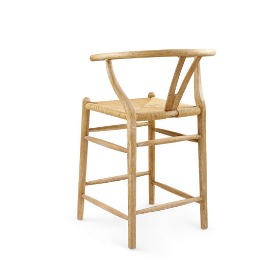 Load image into Gallery viewer, Oslo Counter Stool, Natural Stool Bungalow 5     Four Hands, Burke Decor, Mid Century Modern Furniture, Old Bones Furniture Company, Old Bones Co, Modern Mid Century, Designer Furniture, https://www.oldbonesco.com/
