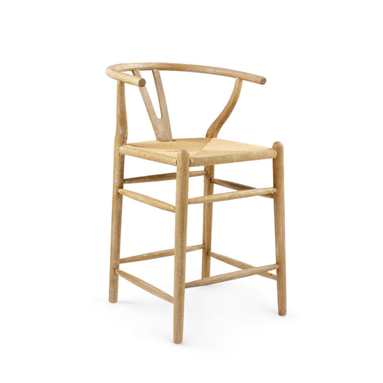 Load image into Gallery viewer, Oslo Counter Stool, Natural Stool Bungalow 5     Four Hands, Burke Decor, Mid Century Modern Furniture, Old Bones Furniture Company, Old Bones Co, Modern Mid Century, Designer Furniture, https://www.oldbonesco.com/
