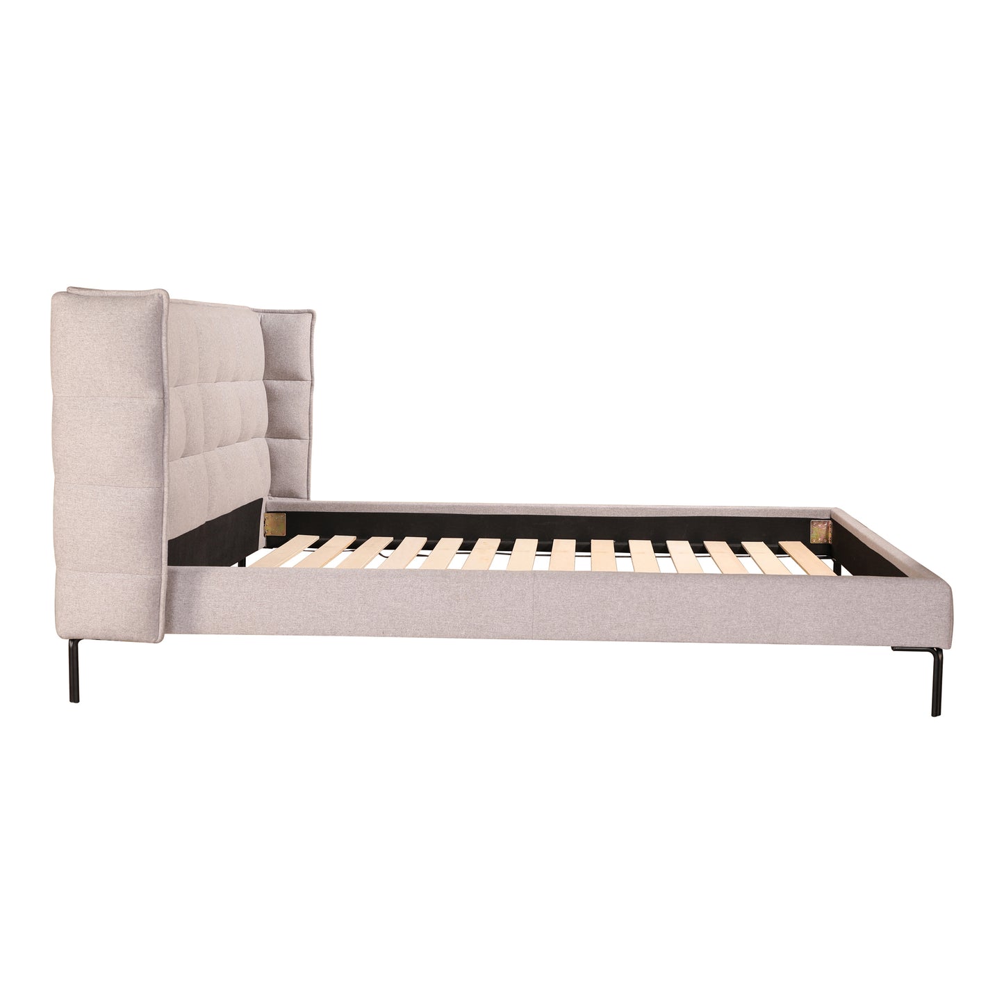 Ostalo King Bed Grey Beds Moe's     Four Hands, Burke Decor, Mid Century Modern Furniture, Old Bones Furniture Company, Old Bones Co, Modern Mid Century, Designer Furniture, https://www.oldbonesco.com/