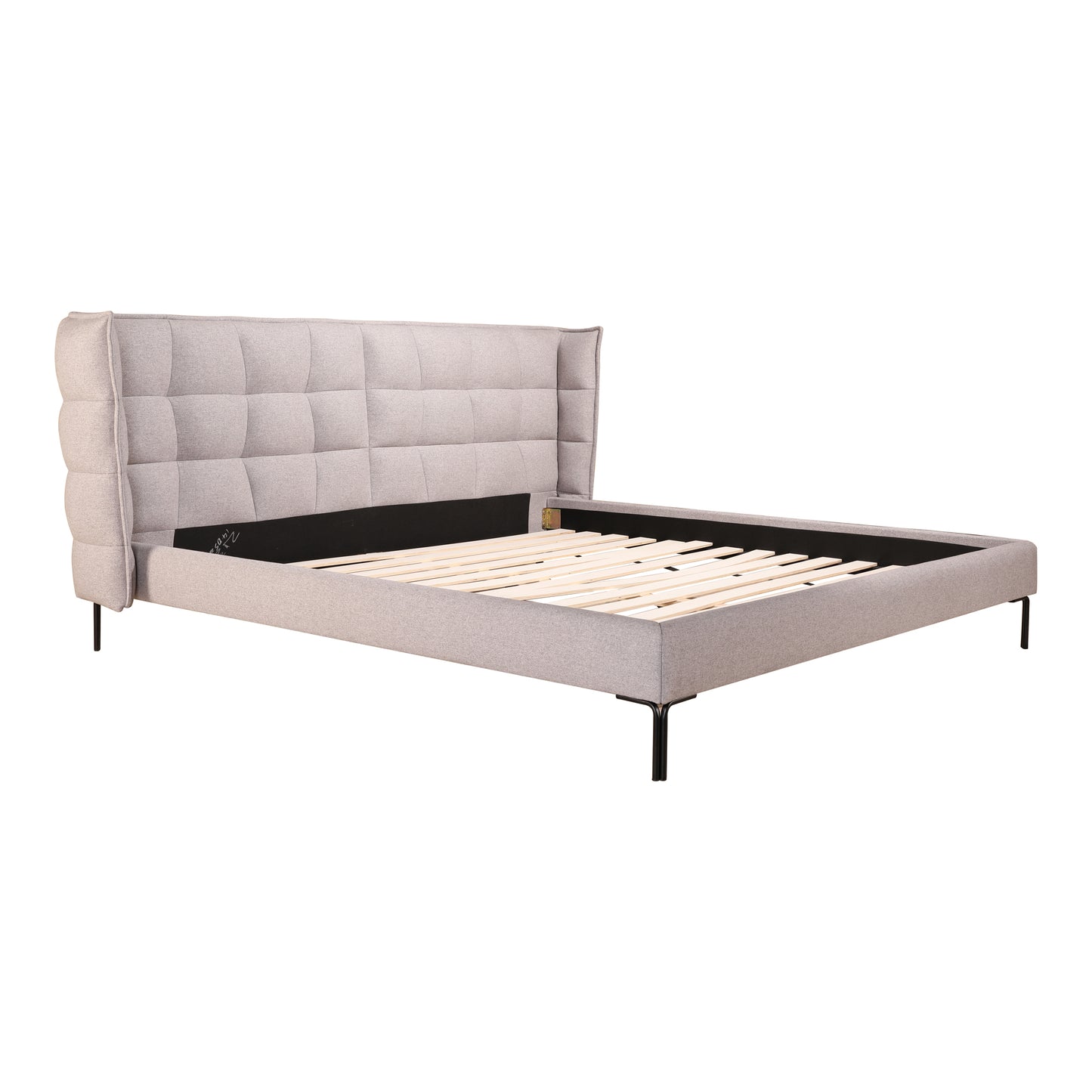 Ostalo King Bed Grey Beds Moe's     Four Hands, Burke Decor, Mid Century Modern Furniture, Old Bones Furniture Company, Old Bones Co, Modern Mid Century, Designer Furniture, https://www.oldbonesco.com/