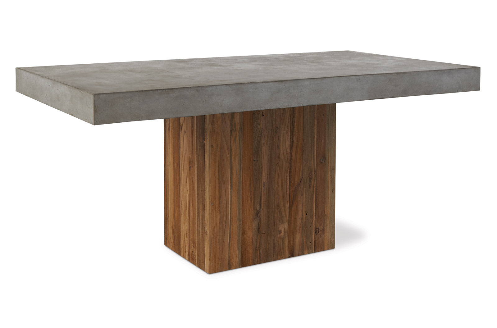 Perpetual Teak Sparta Dining Table Slate GreyOutdoor Seasonal Living  Slate Grey   Four Hands, Burke Decor, Mid Century Modern Furniture, Old Bones Furniture Company, Old Bones Co, Modern Mid Century, Designer Furniture, https://www.oldbonesco.com/