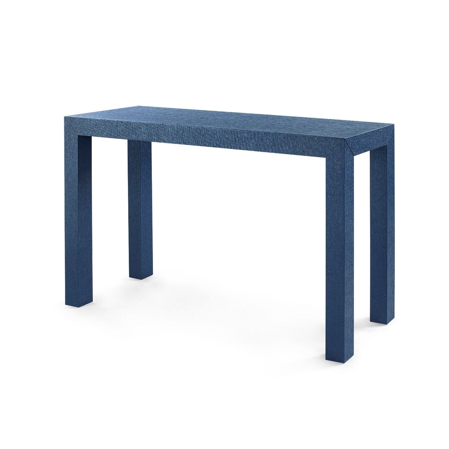 Parsons Console Table Navy BlueTable Bungalow 5  Navy Blue   Four Hands, Burke Decor, Mid Century Modern Furniture, Old Bones Furniture Company, Old Bones Co, Modern Mid Century, Designer Furniture, https://www.oldbonesco.com/
